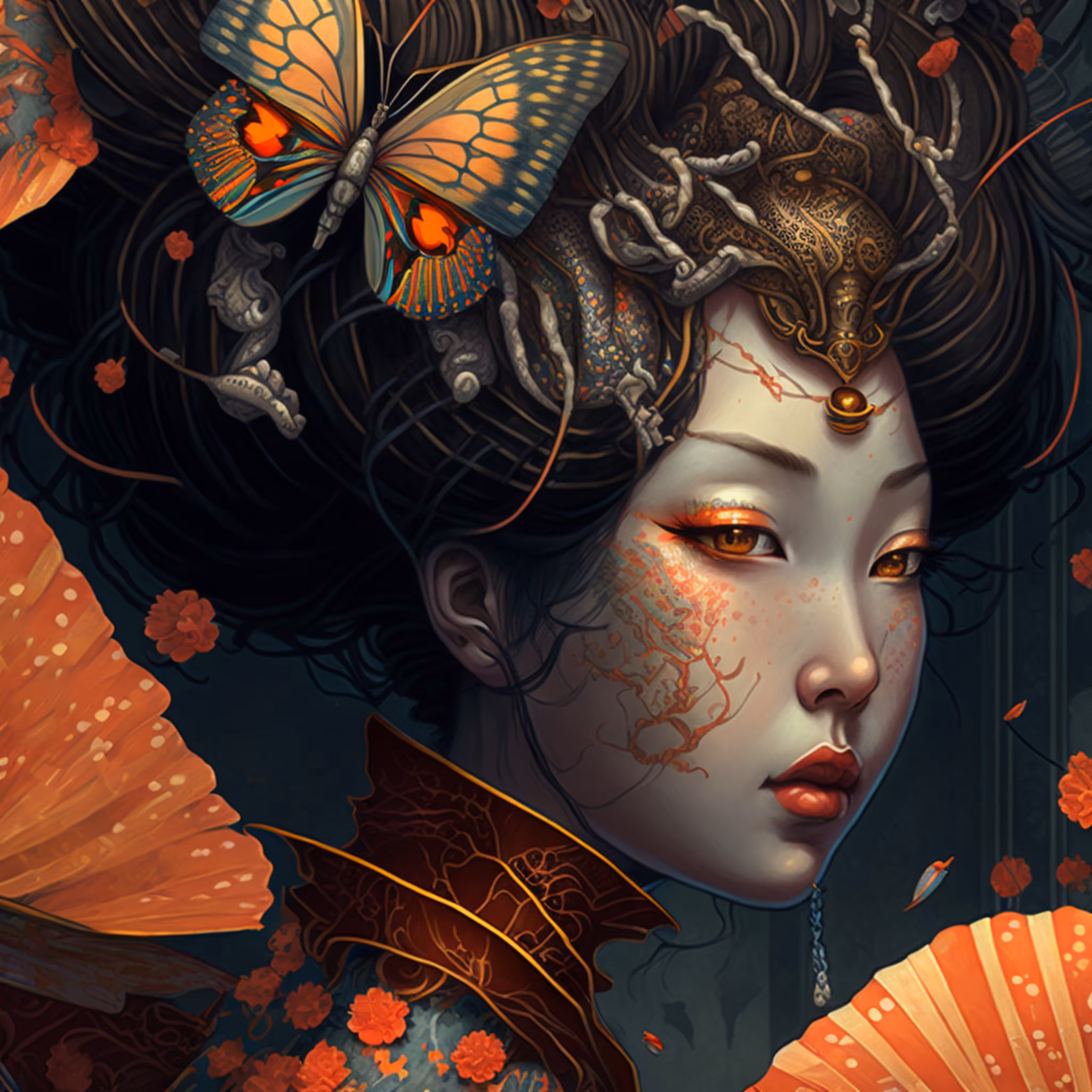 The fragile geisha