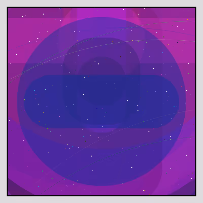 Color Field Starry B #111