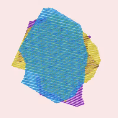 Moiré Mesh Paintings #31