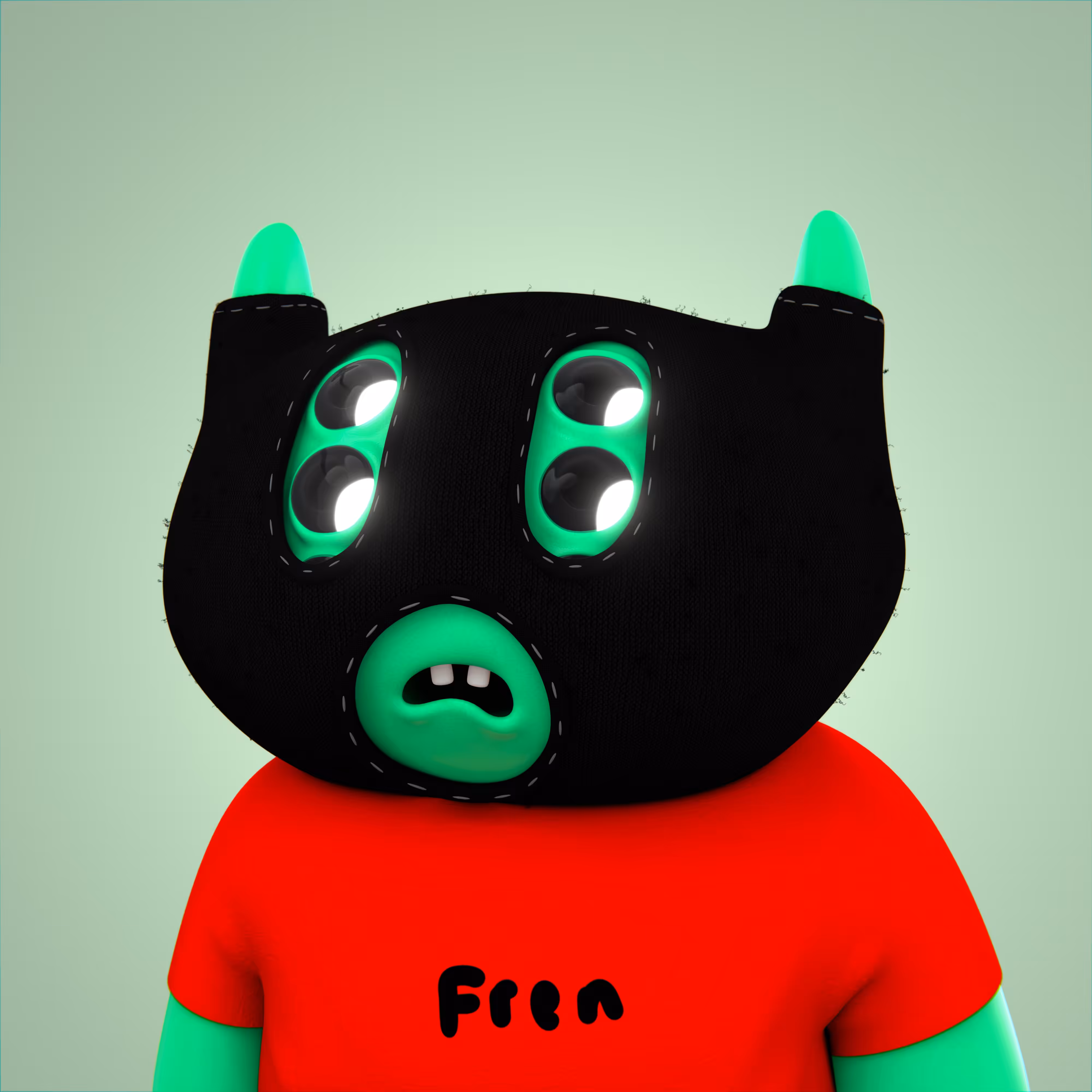 3D alien fren #3554