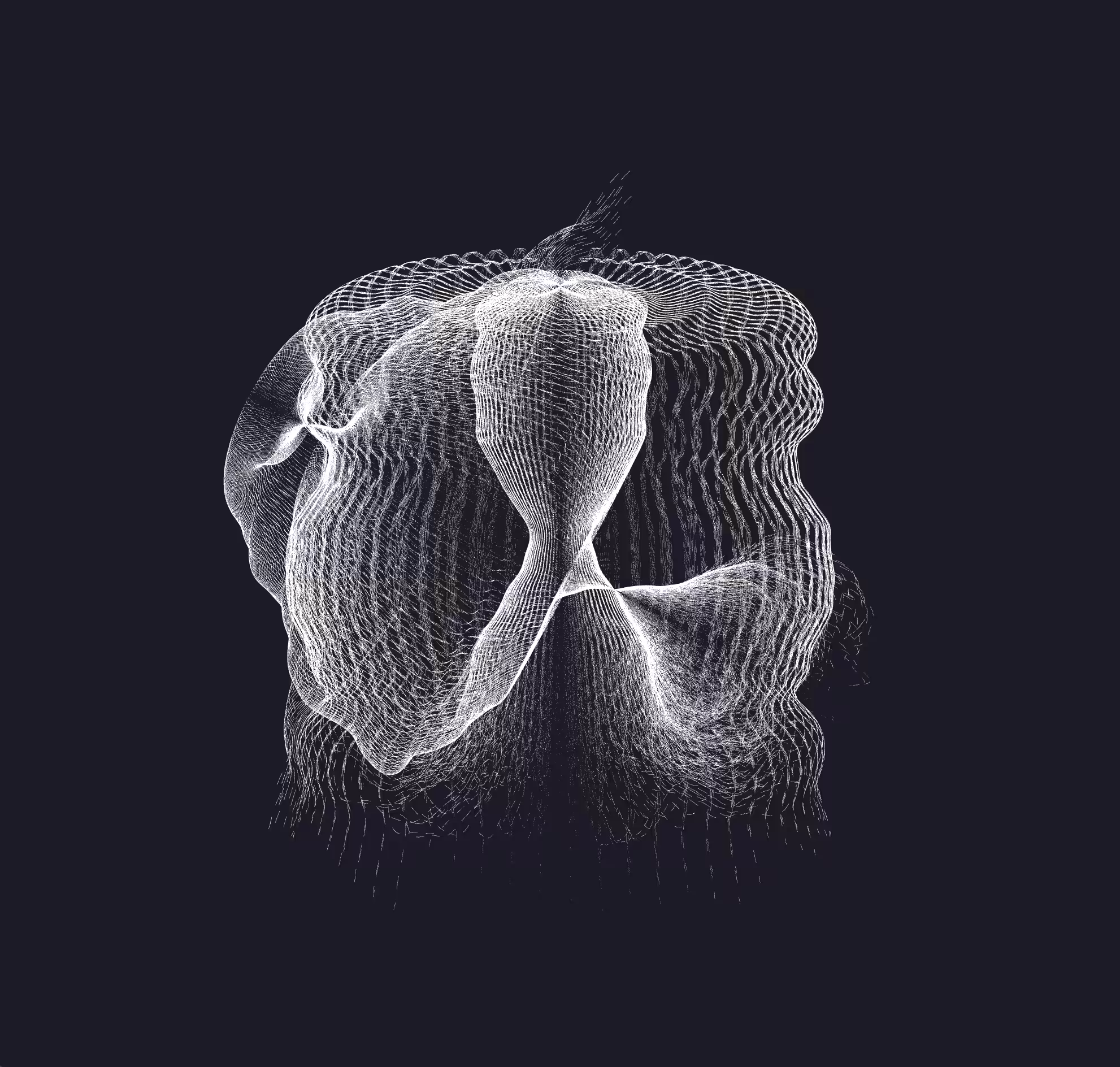 The Chaotic Formlessness Web Oscillating In Space