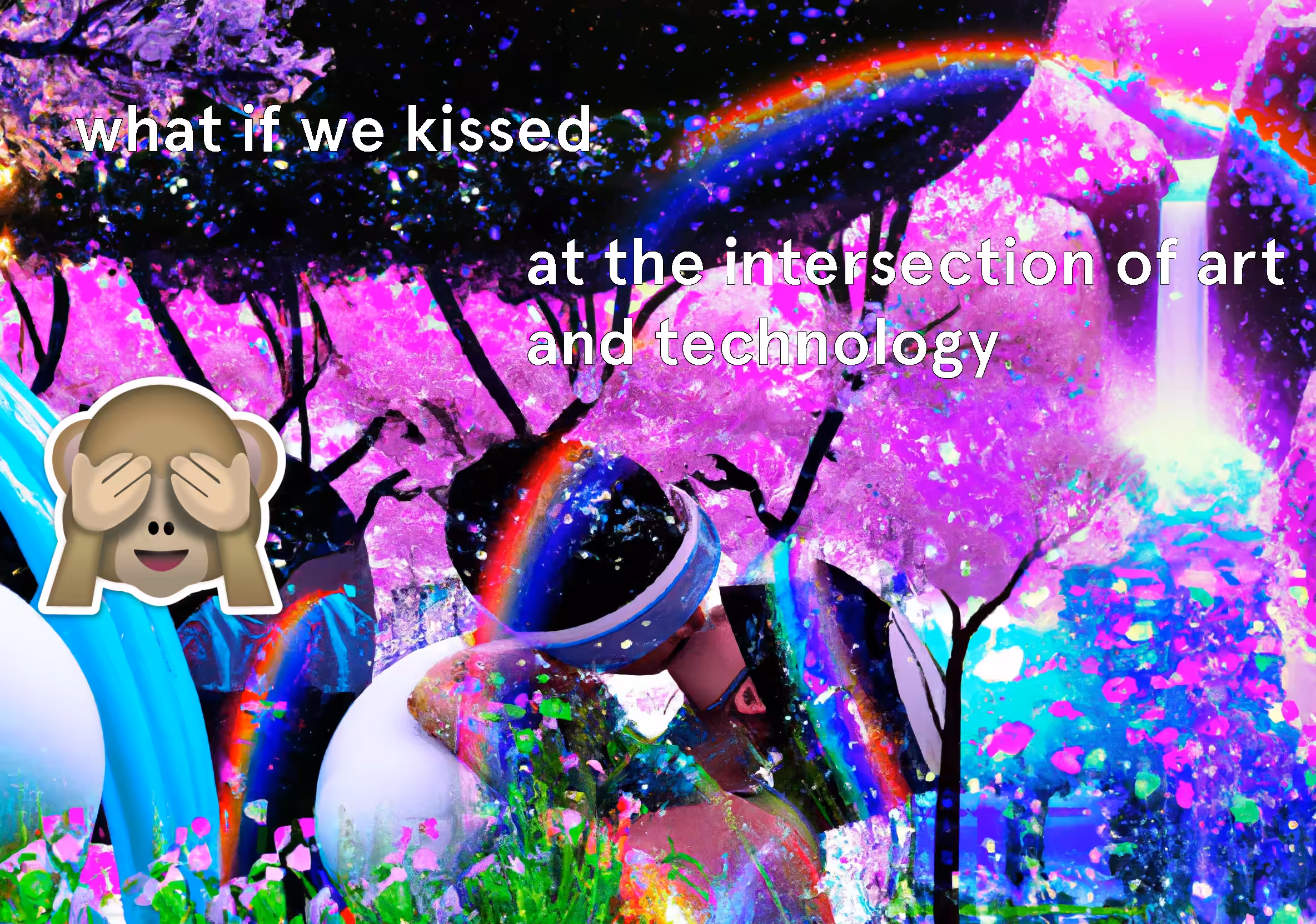 what if we kissed at the intersection of art and technology