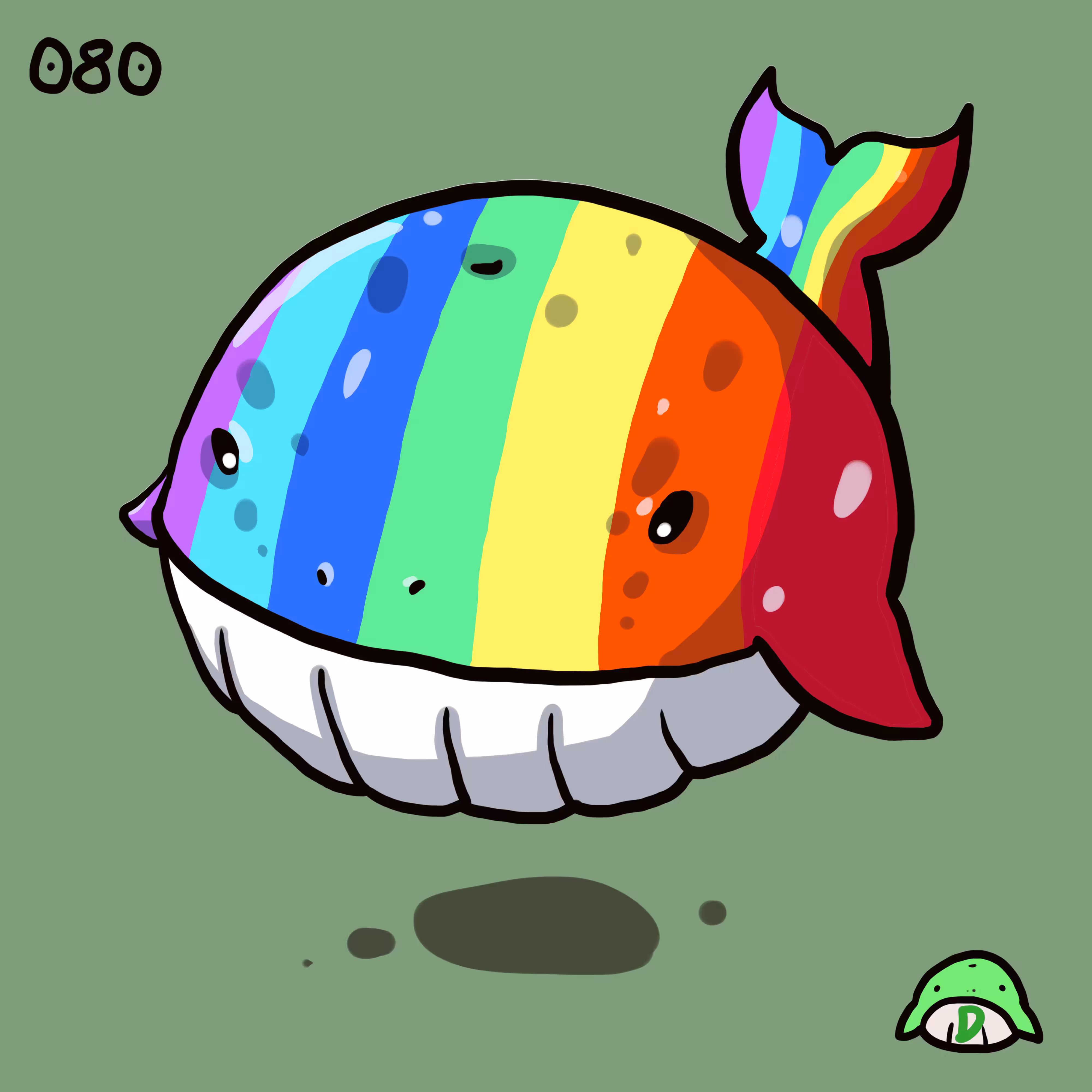 Whale well well NO.080