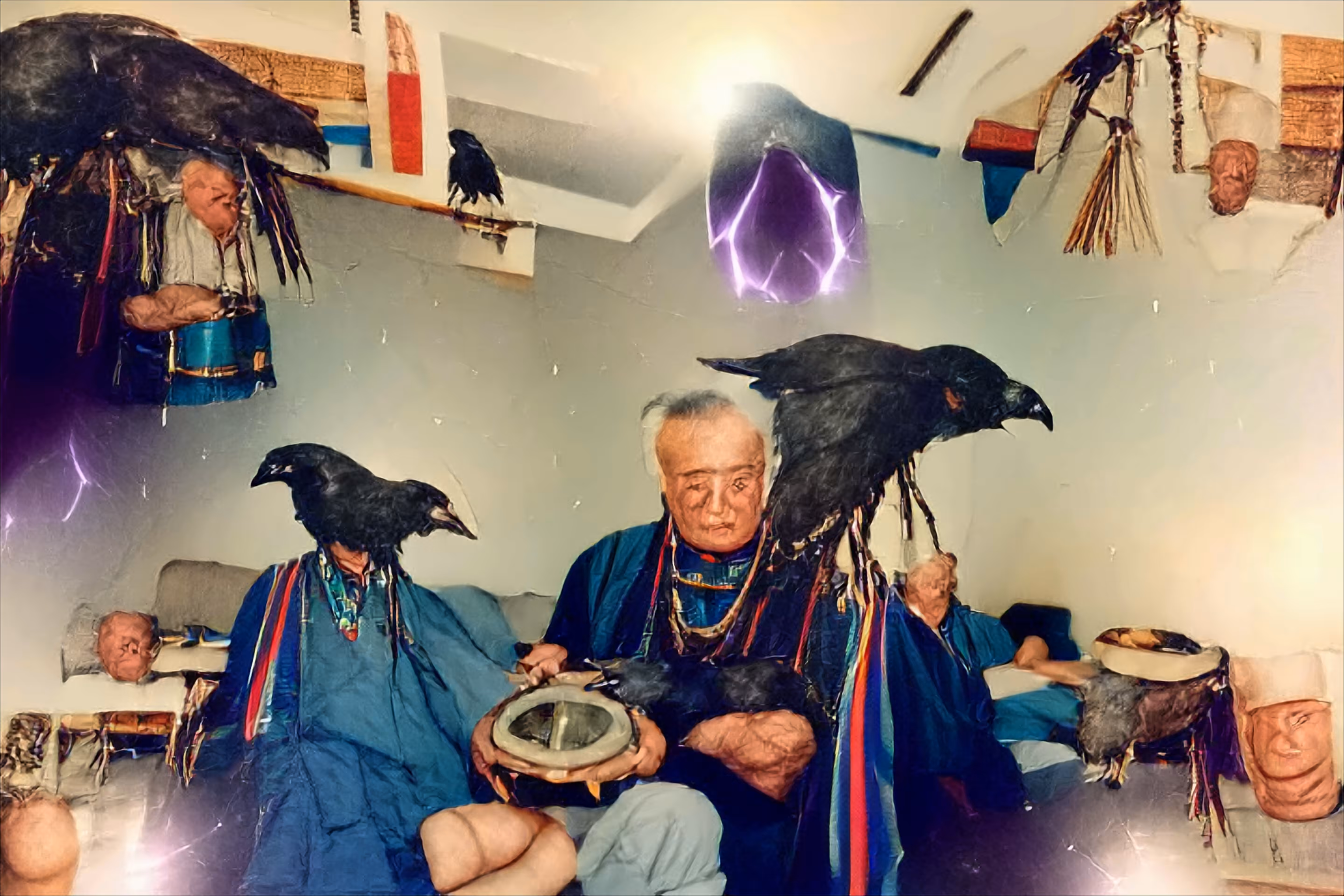 My Grandfather was a shaman and had a pet raven