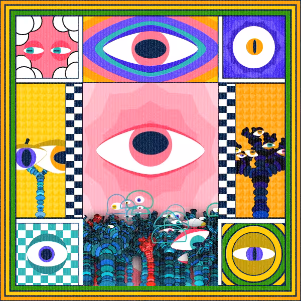 Zebra's Mirror #1 [p5.js] #19