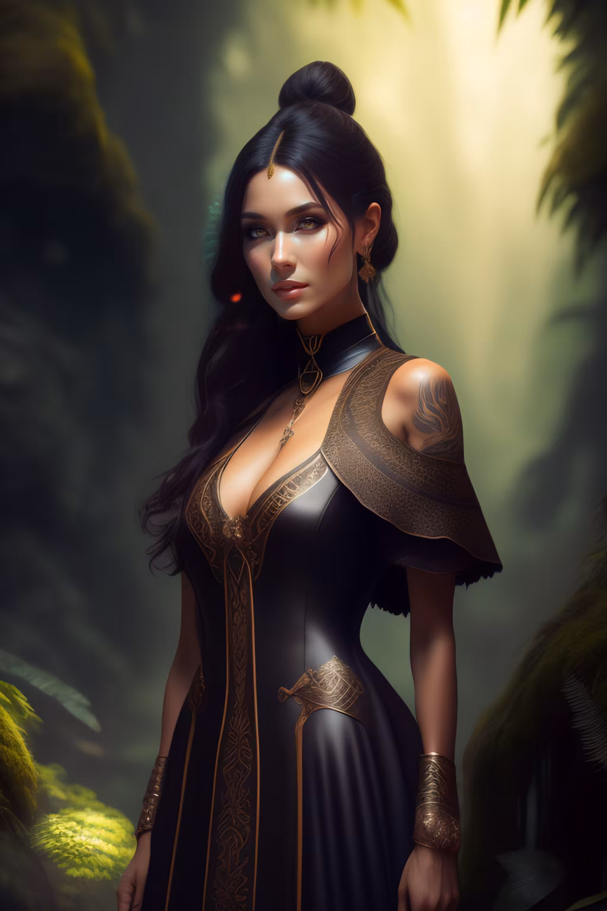 Ode to women beauty: the forrest witch
