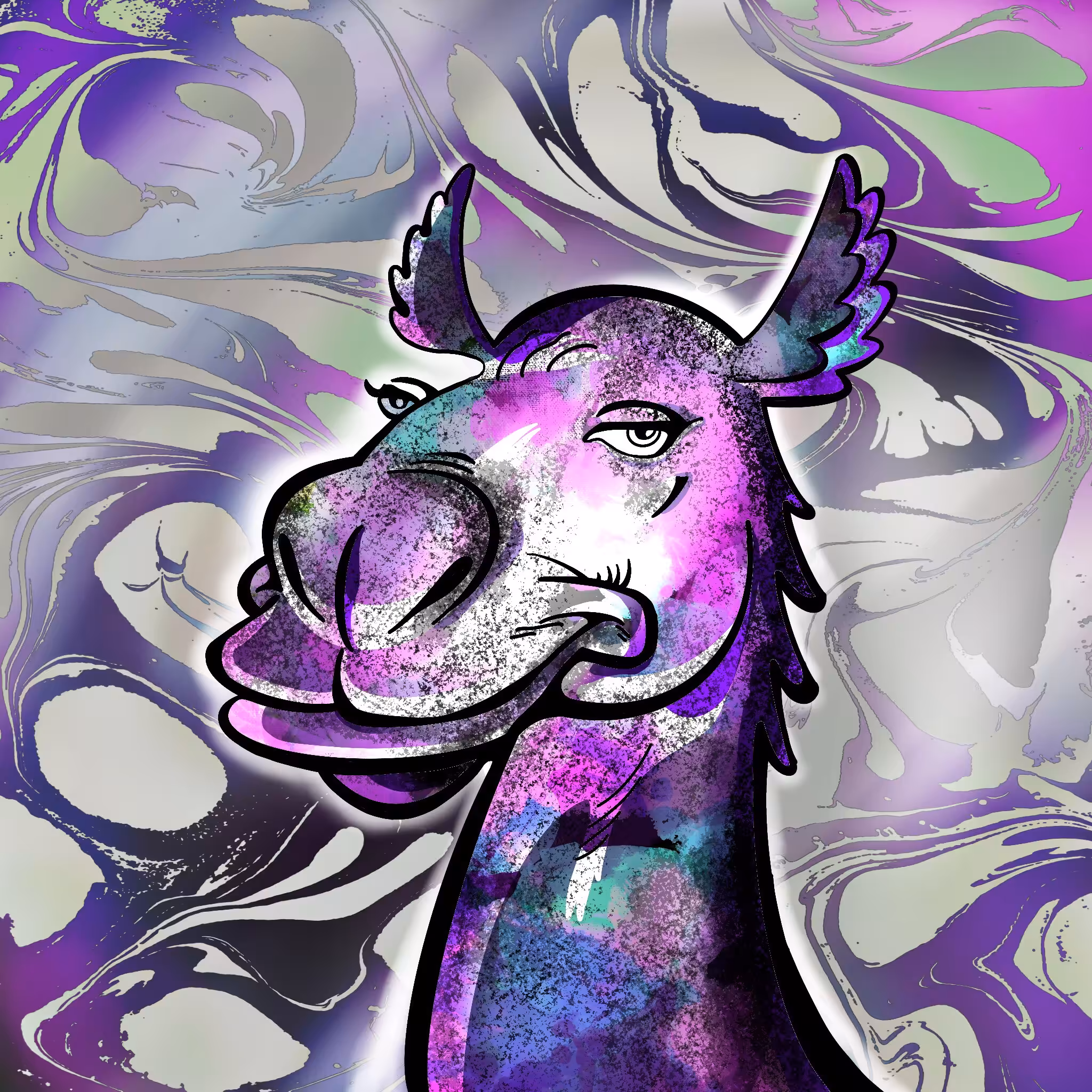 Trippy Camel 06 - Lava Lamp Camel