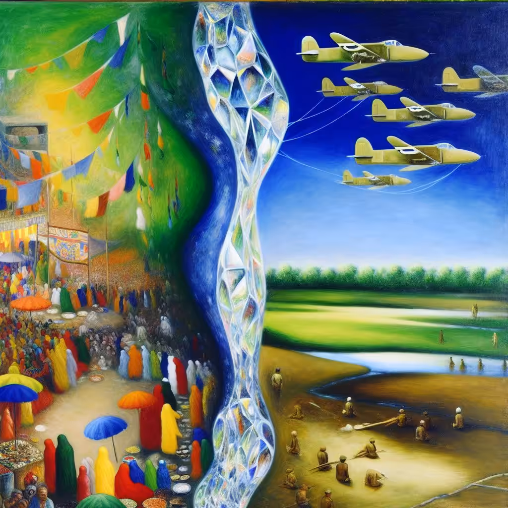 Fragments of a Shared Border