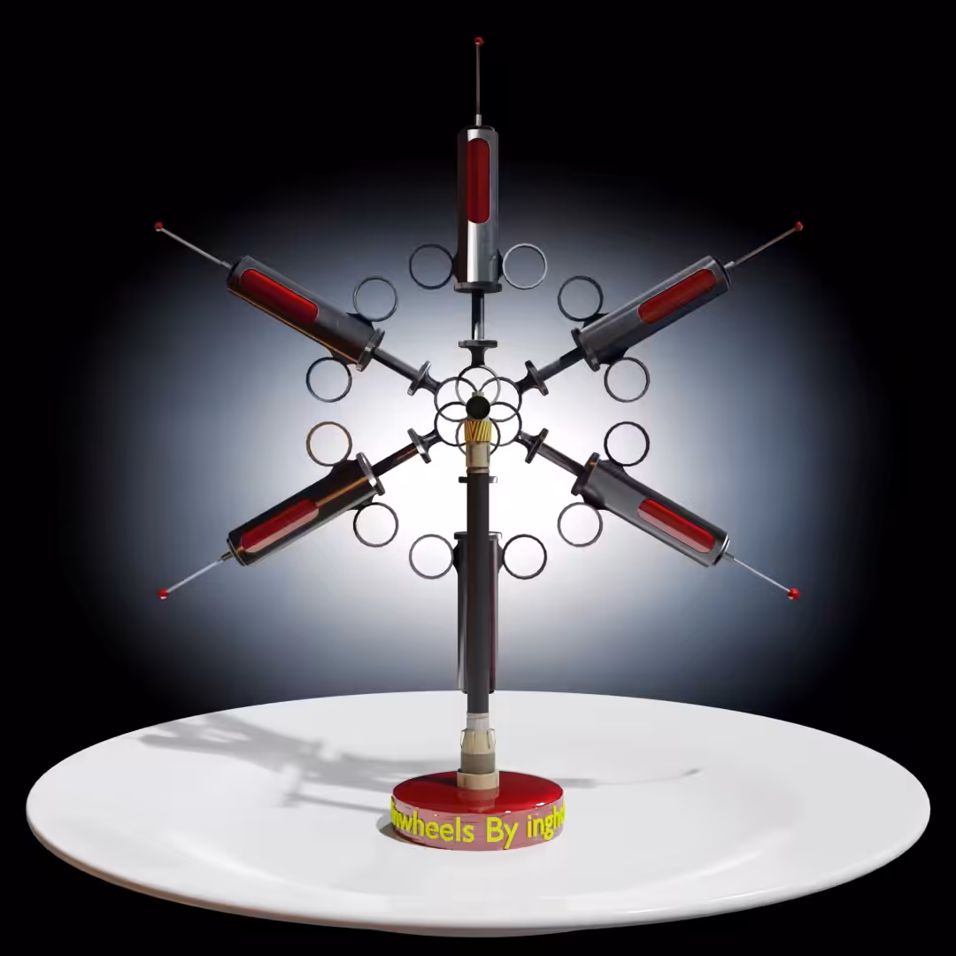 3D pinwheel 13 Vaccine of Death   ( Triple Collab )