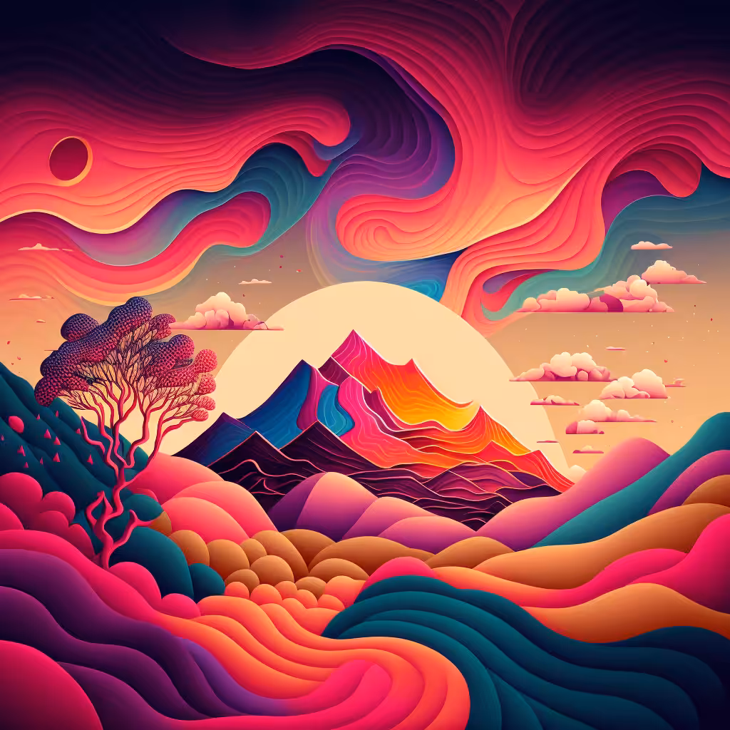 Psychedelic Landscape #97