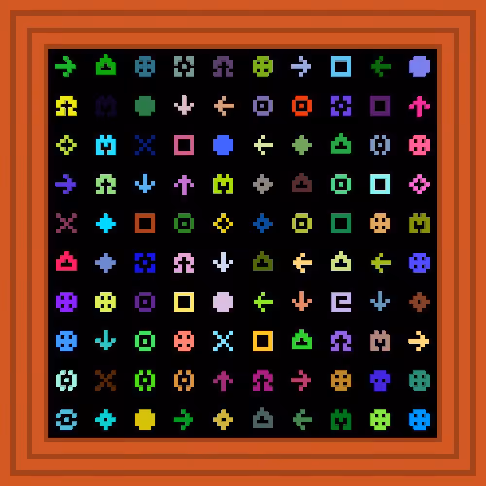 08262021lovelovelove :: Procedural Symbols #7/1000