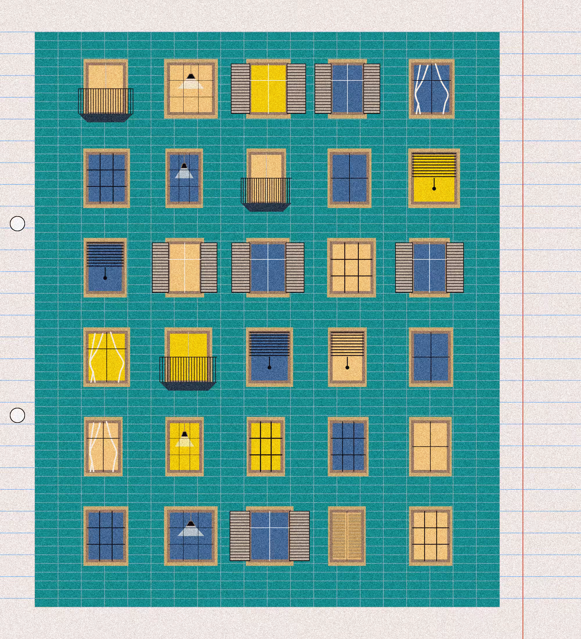 sketchbook page 9: windows #25