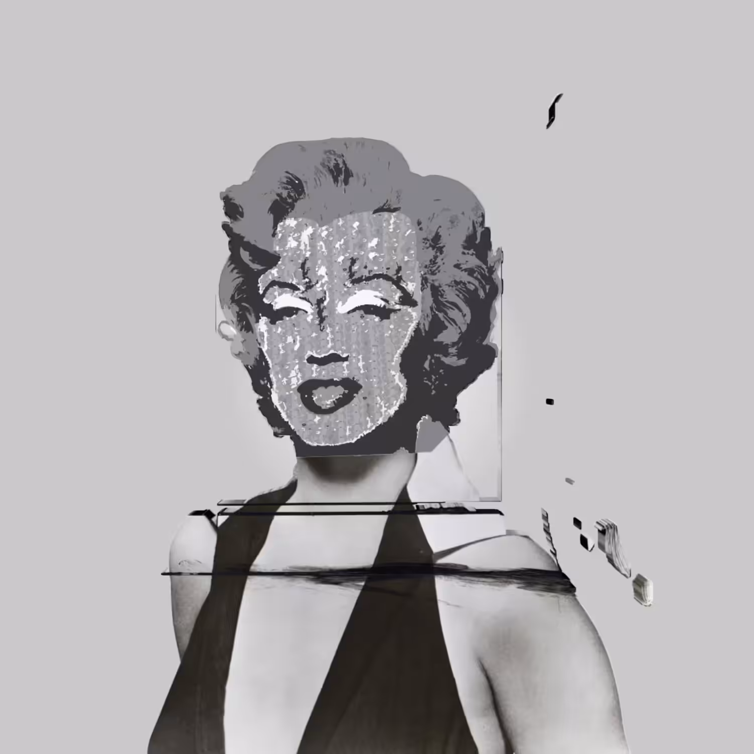 Marilyn Monroe #11 - Black - 3D Token