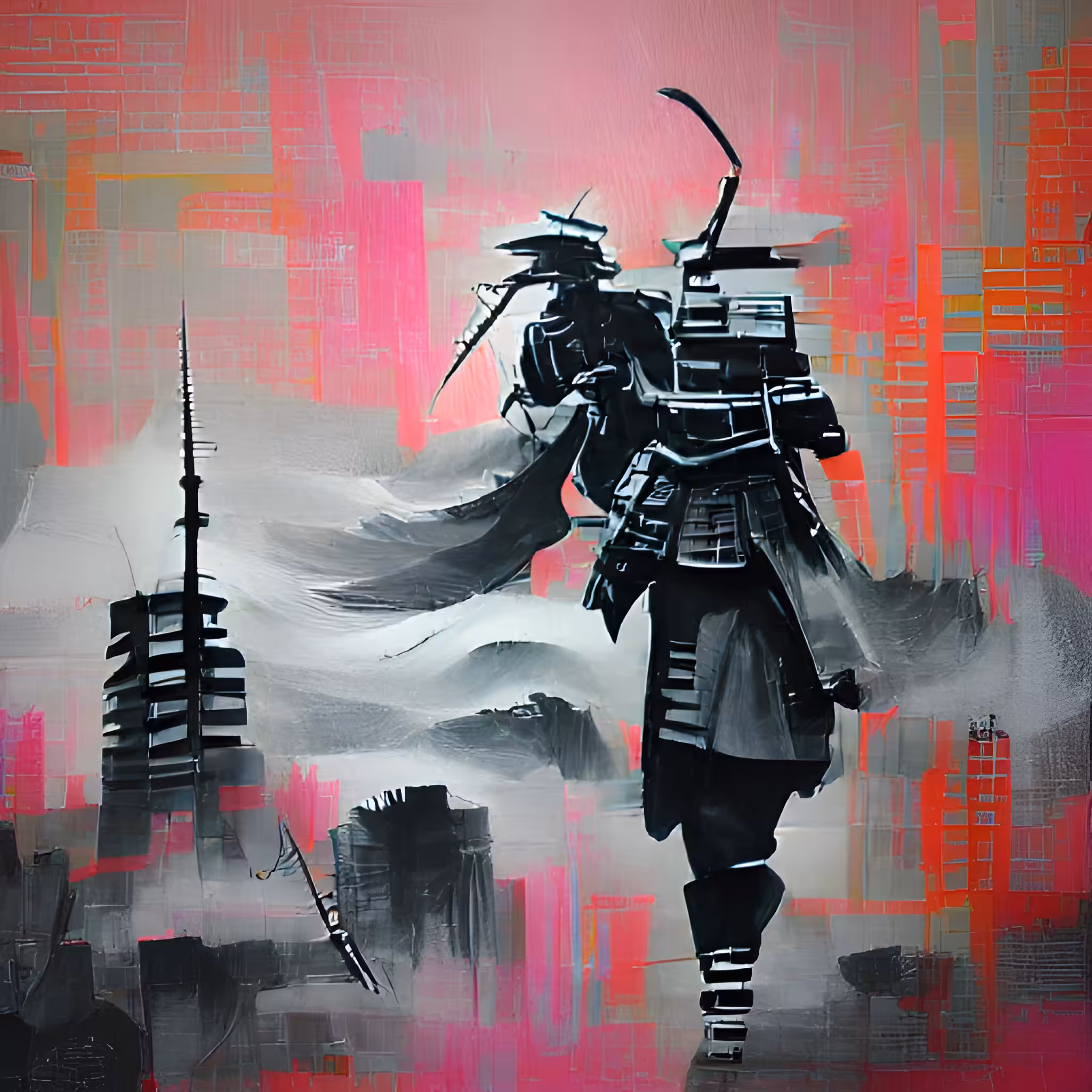 Cyberpunk Samurai