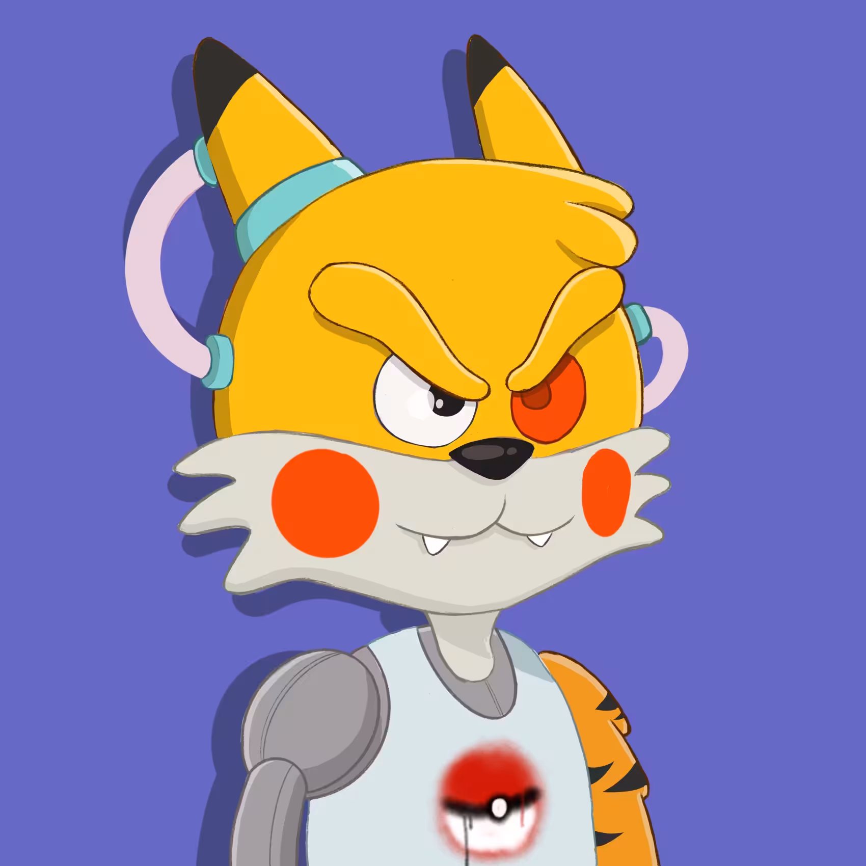 Cloned Cranium Cat Club Pikachu