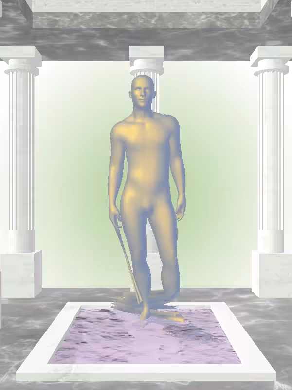 HeavenComputer: The Loser Sunlit Cobalt Man #4215