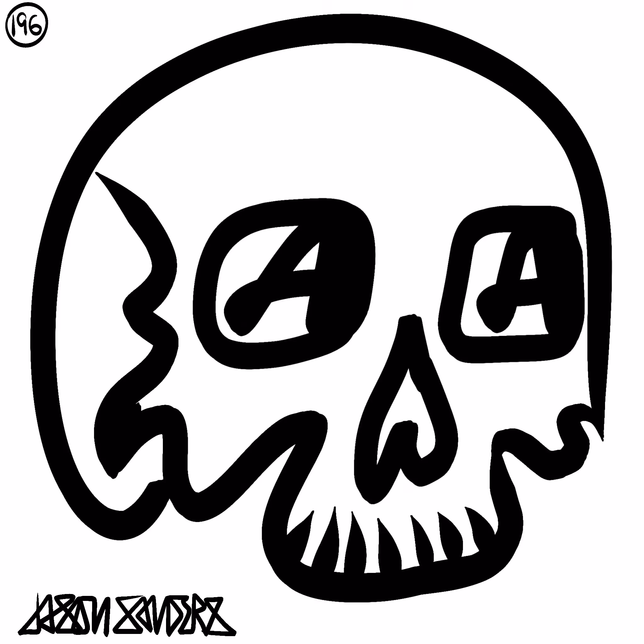 Skull Lines “Thirty-Nine” By DrainedEye | #196