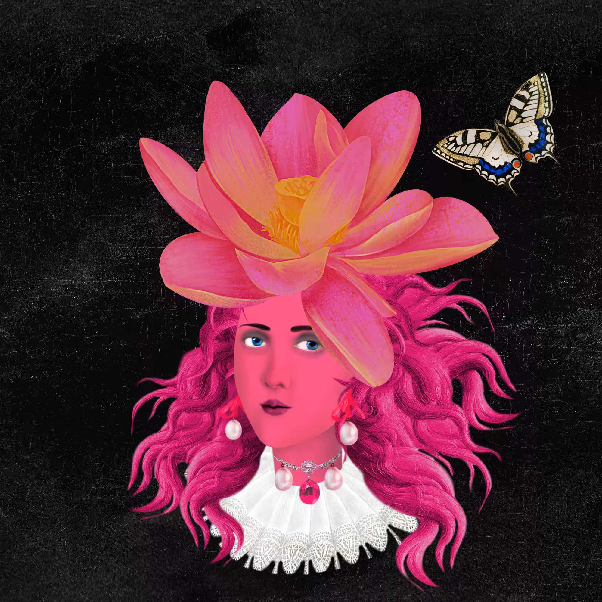 The Rose Quartz Flower Girl