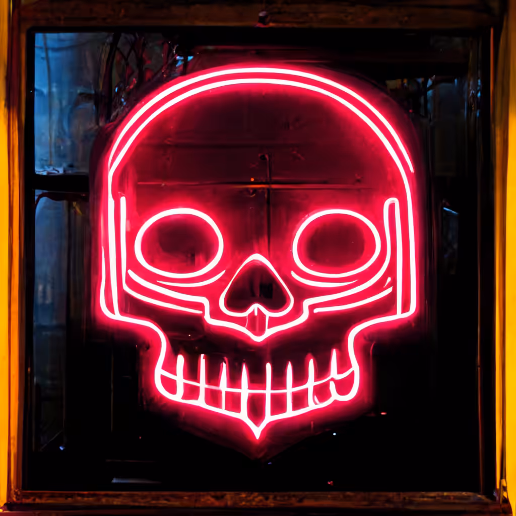 Neon Skull 38