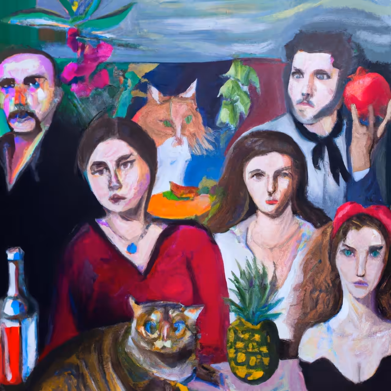 Artist Party | Pomegranate 