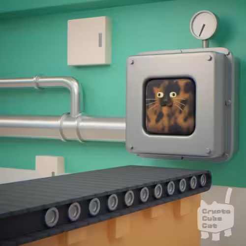 CryptoCubeCat #34 factory Tortoiseshell
