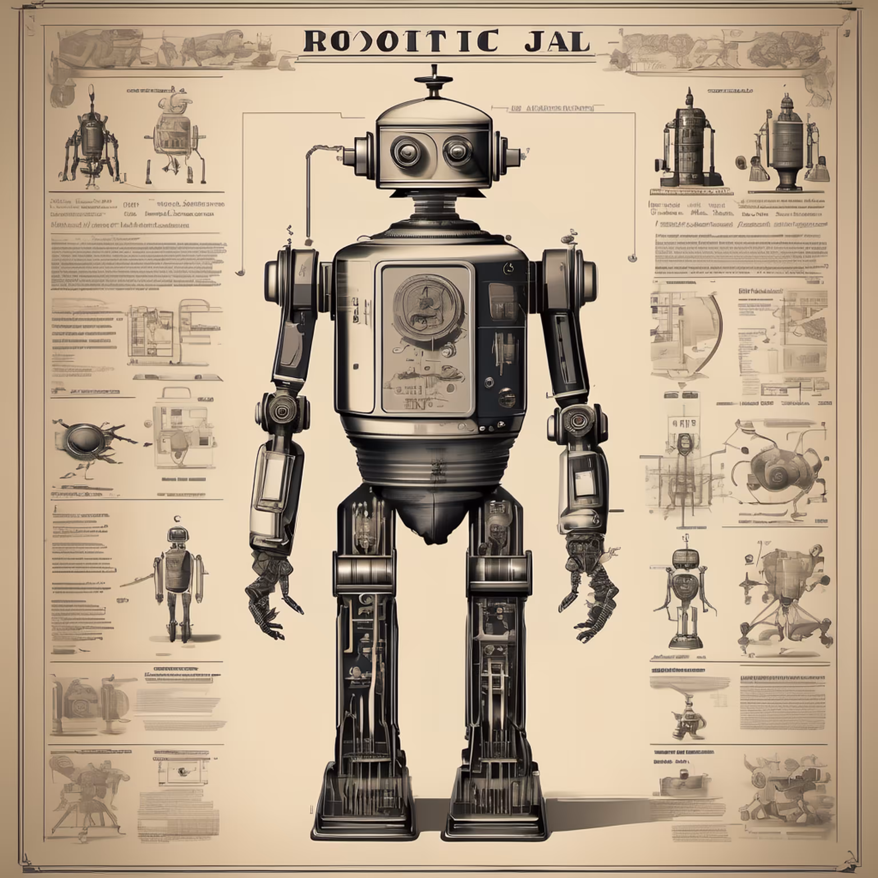 STUDIES ON ROBOTS - 19TH CENTURY #10