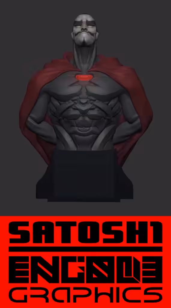SATOSH1 first 3D Model (unique Infinite Object)