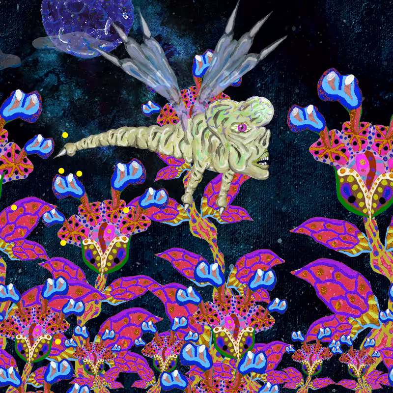 Fireflies and Flower Gardens #128