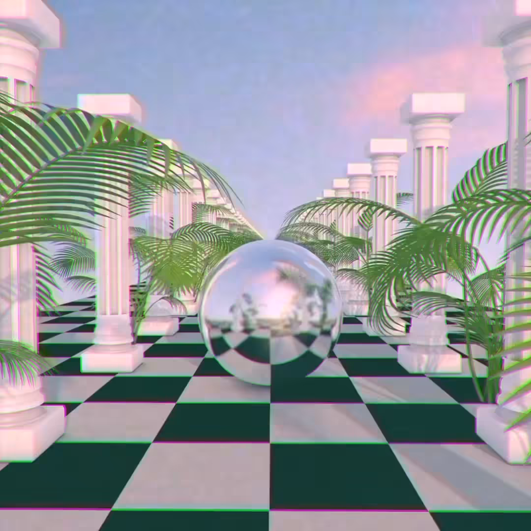 Aesthetic chrome ball 