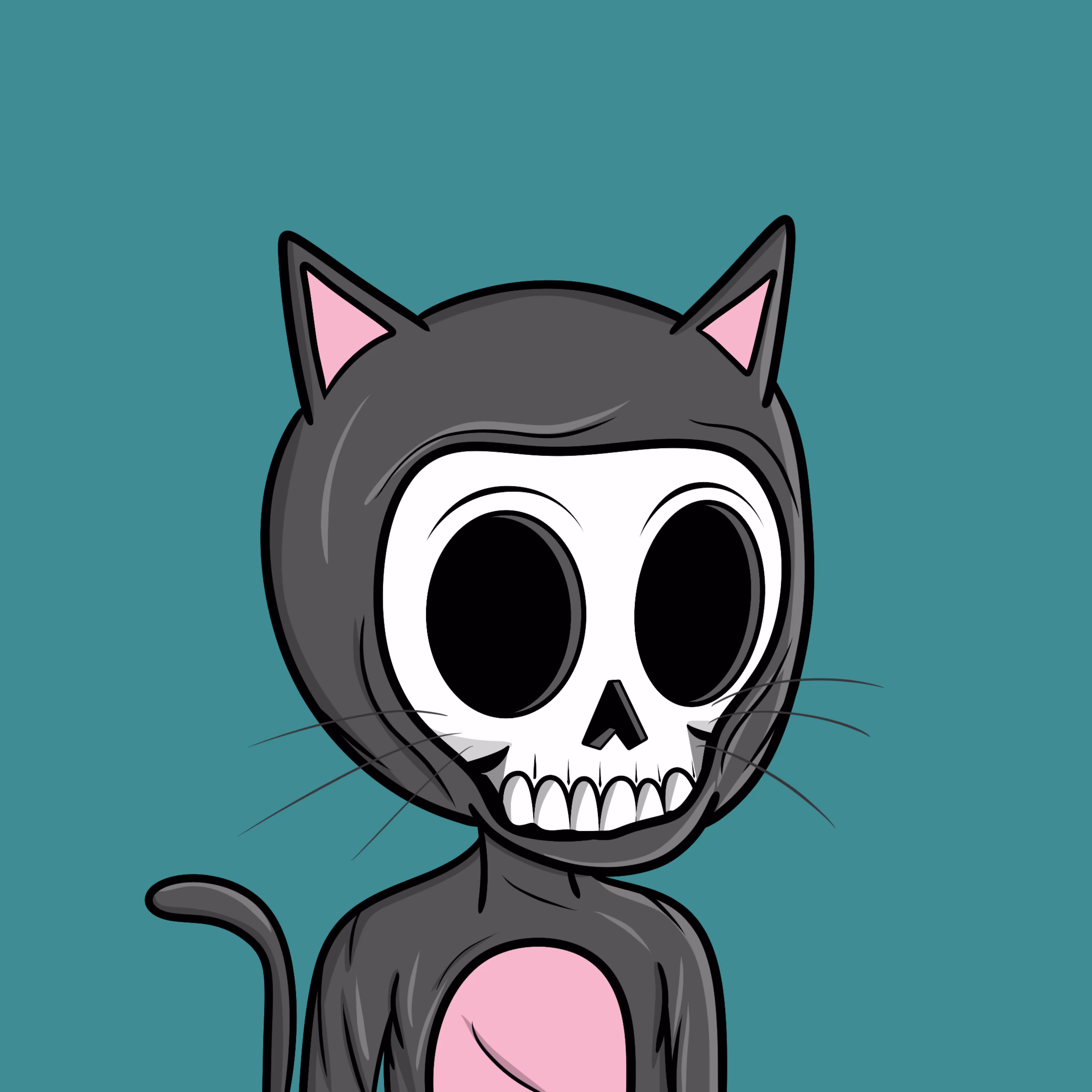 Edgar The Skeleton - Kitty #258