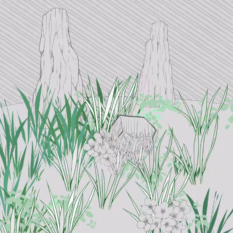 Wild Grass and Rubble #116