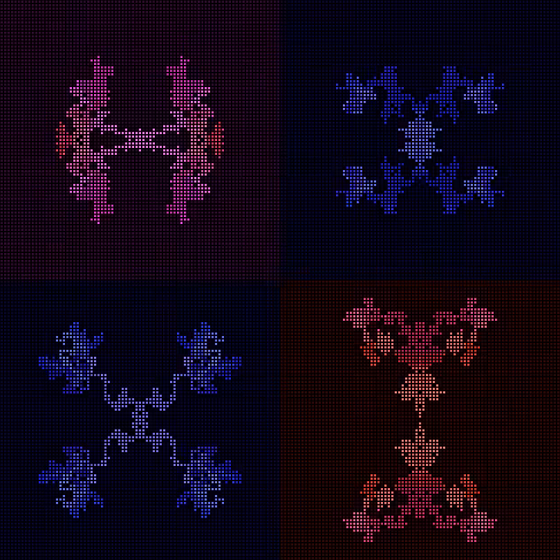Dither Creatures 2x2 #110