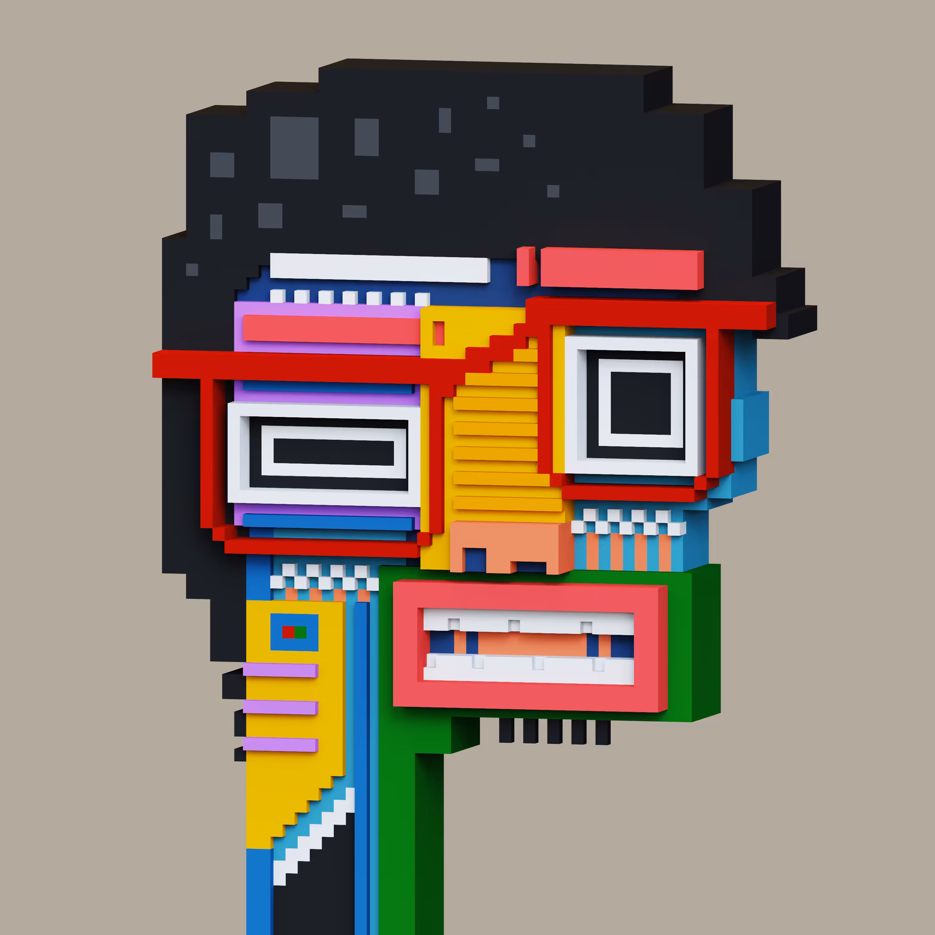 Pop Cubism Voxel 03