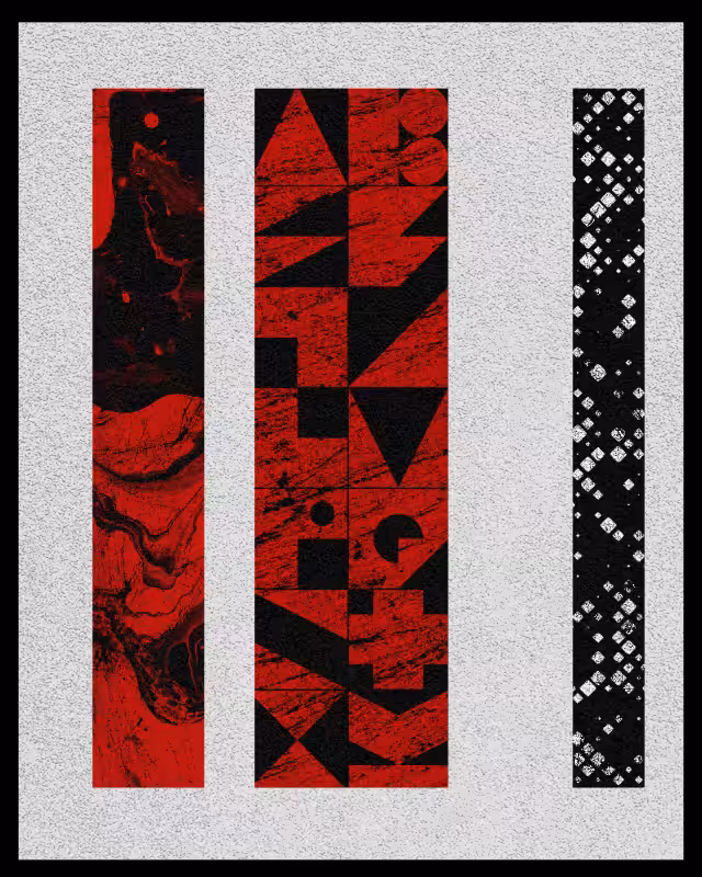 pattern art #red #46