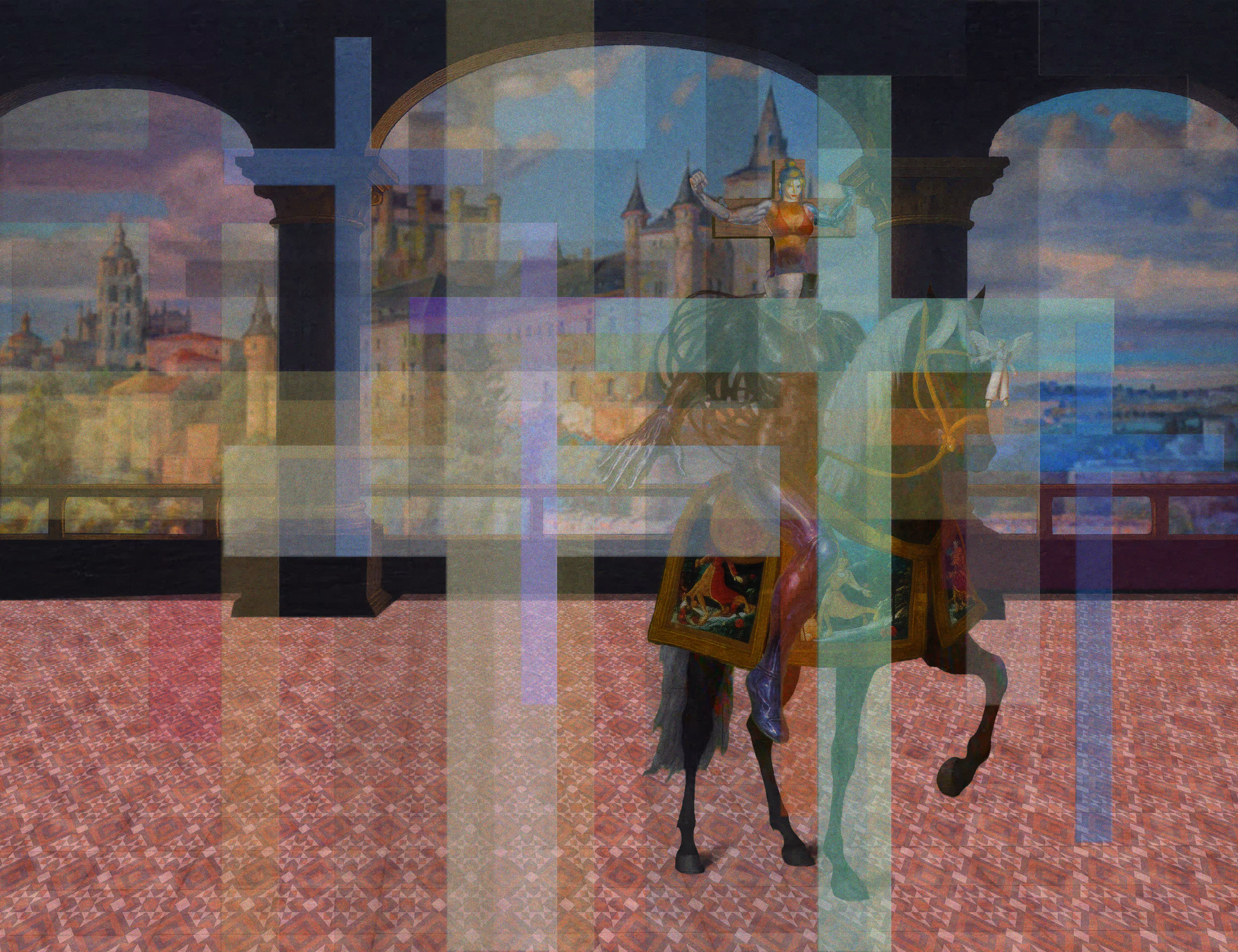 The Pilgrim’s Living Room Crucifixion; Mona Lisa Hyper-Gamble #135