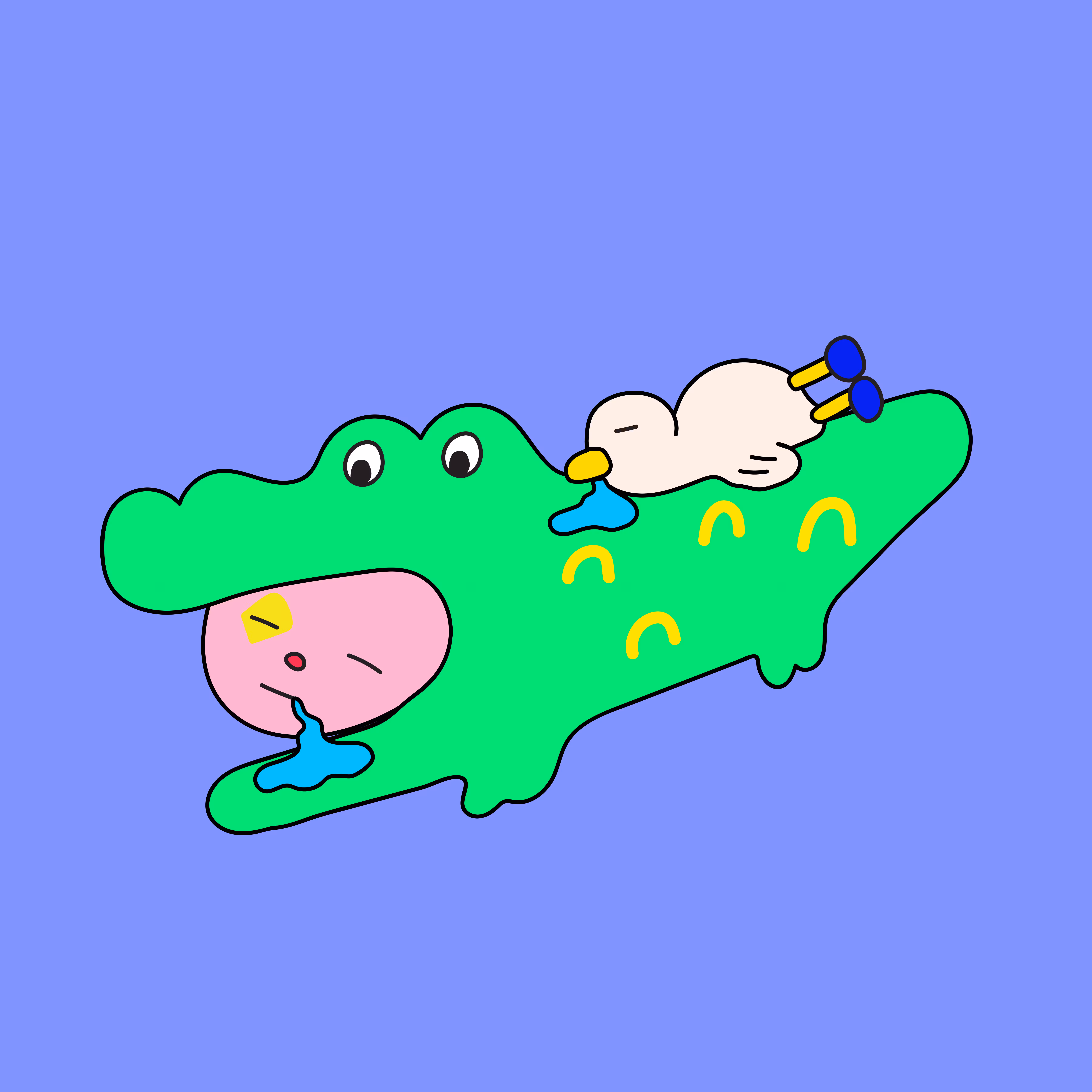Lazy Croco #24