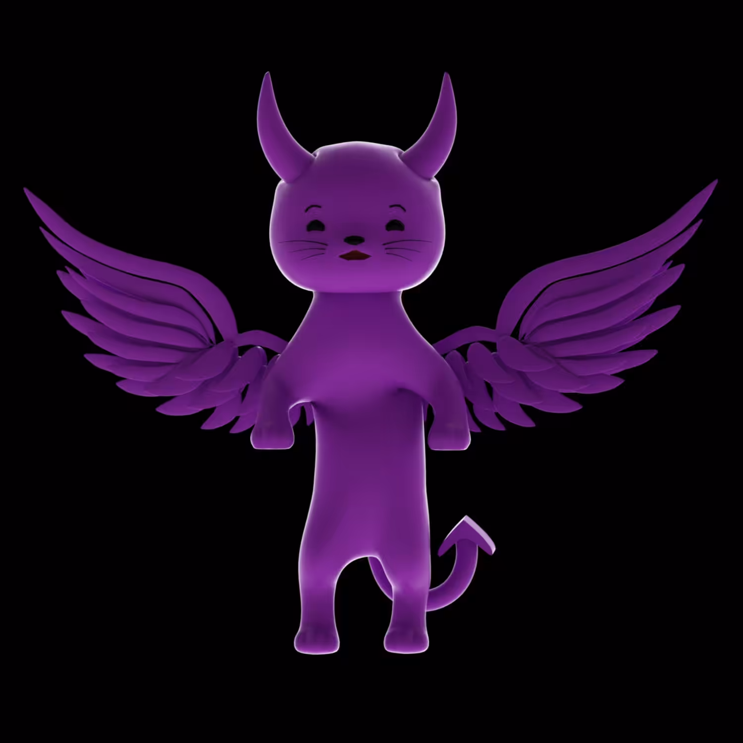 3D Meow Cat #129