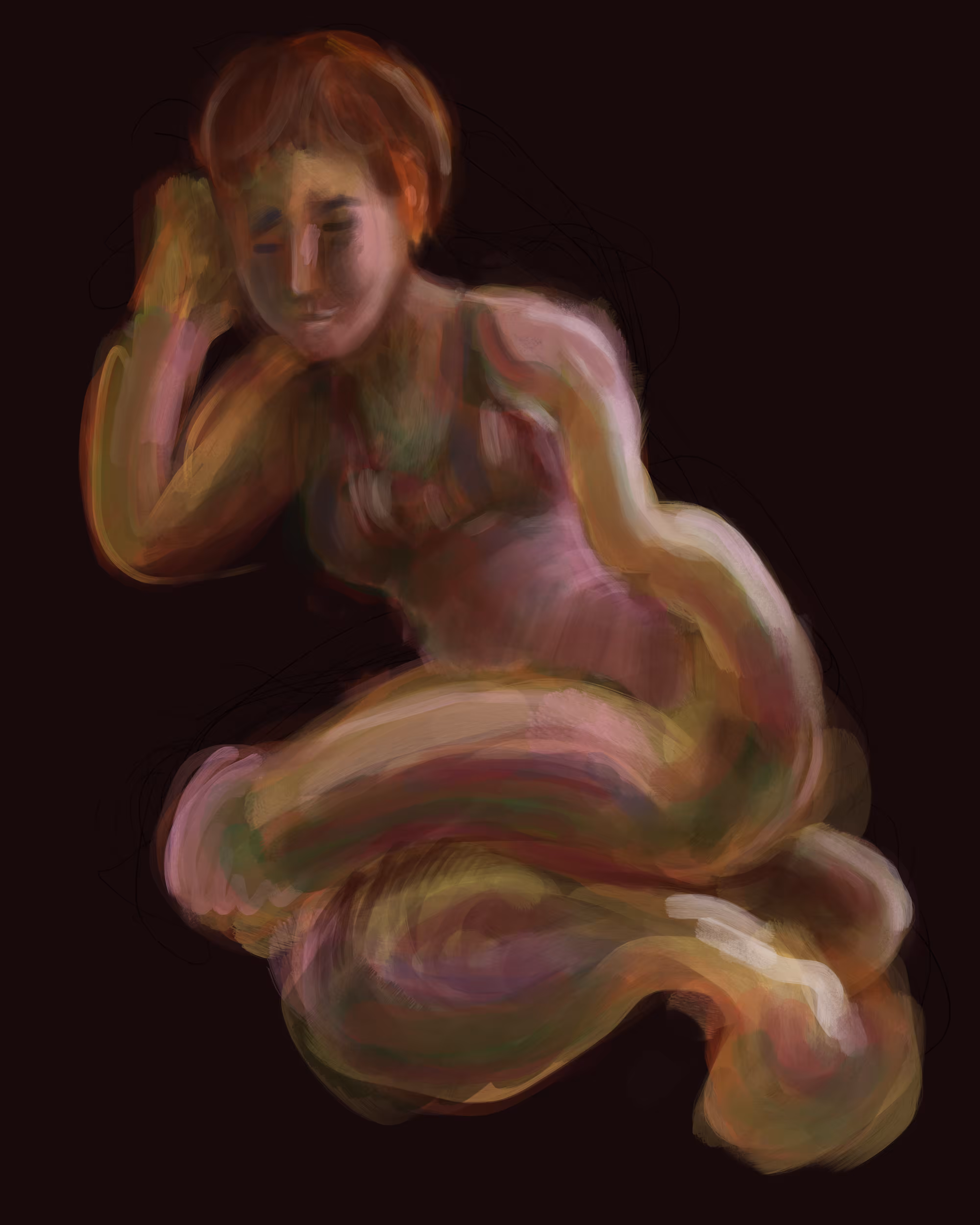 Life Drawing - Paint - 24.03.2021