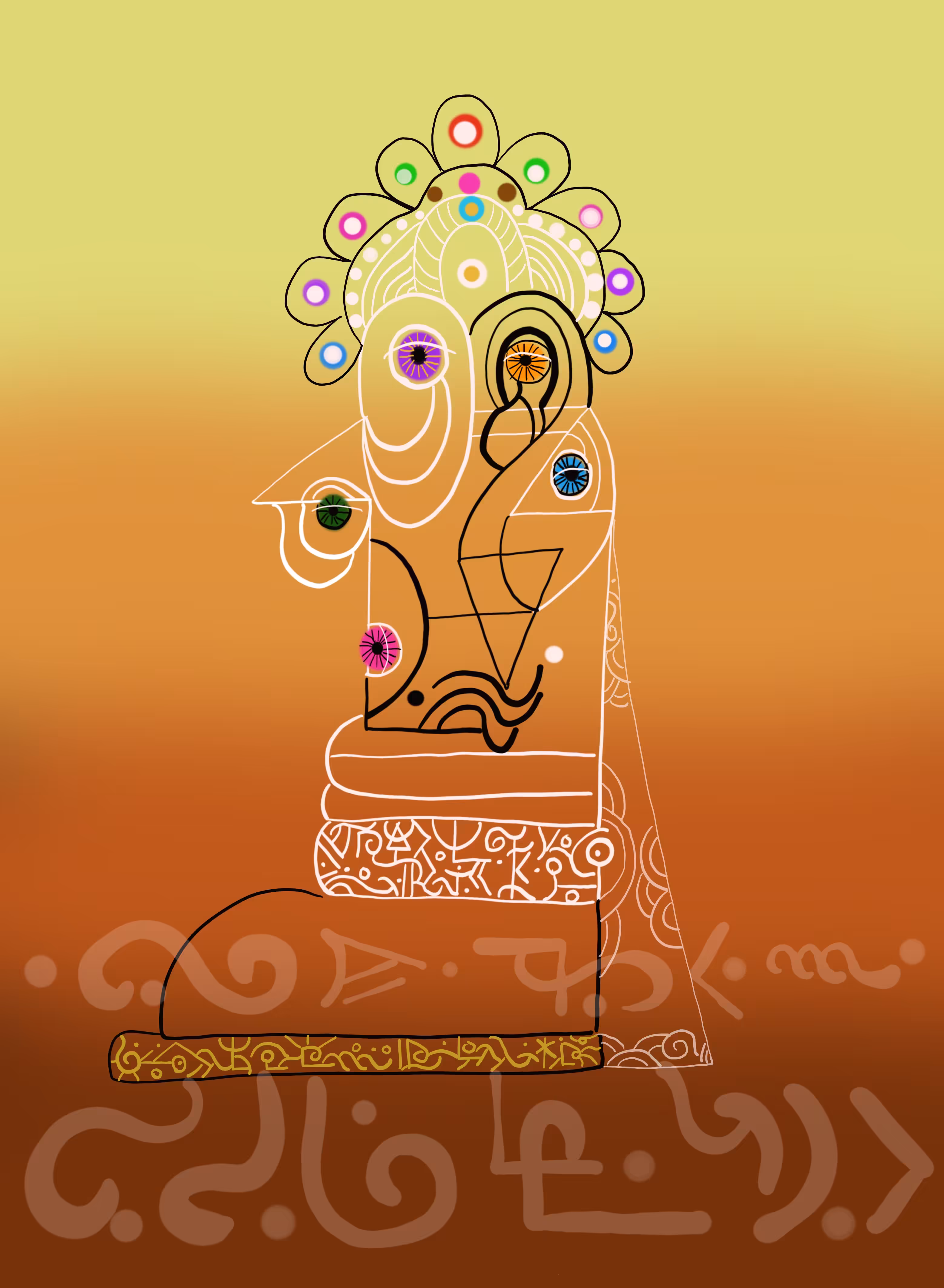 Bodhisattva Puxian in Meditation