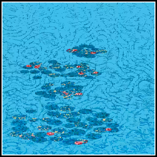 Polluted water lilies #84