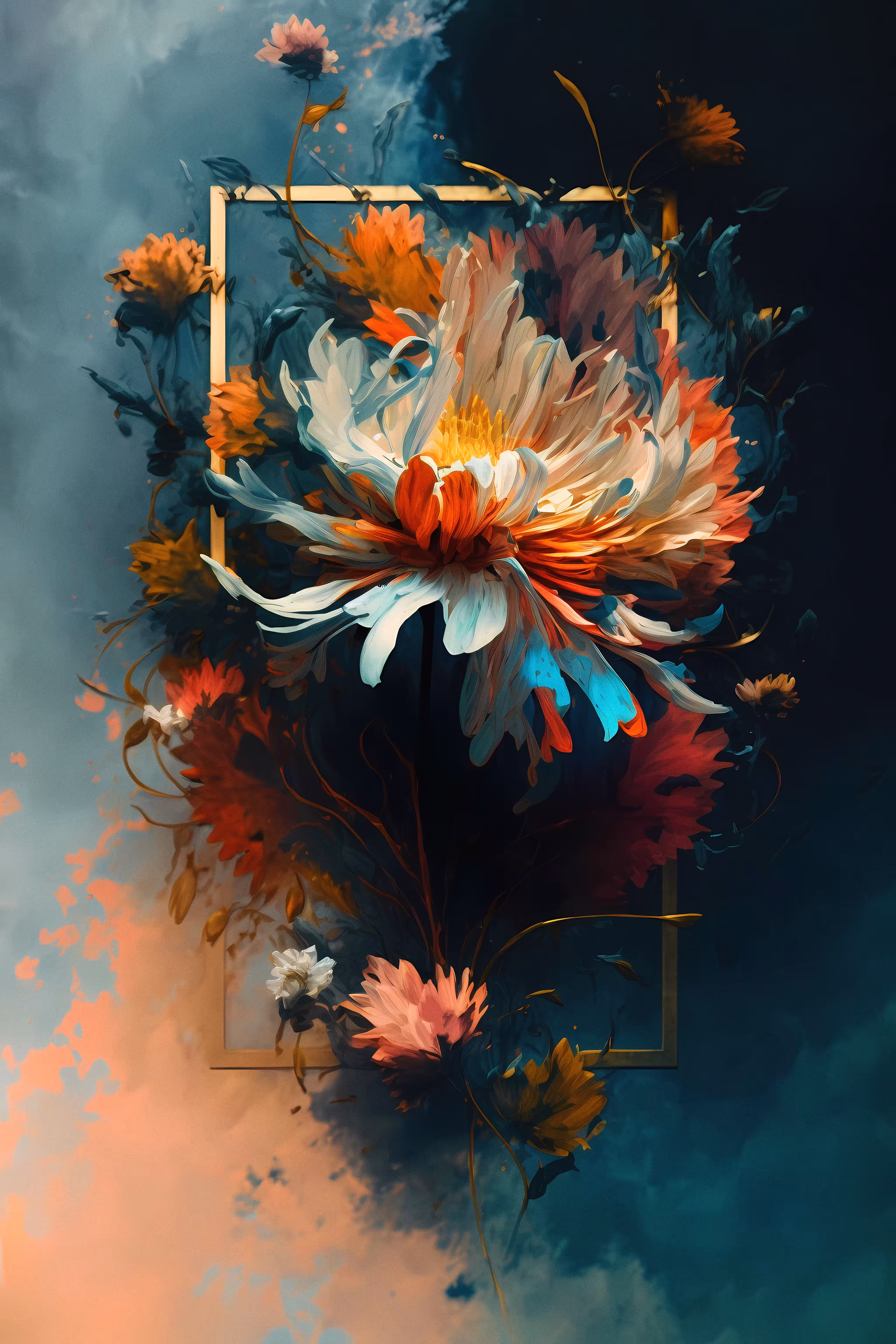 #46. Framed Flowers, 5.