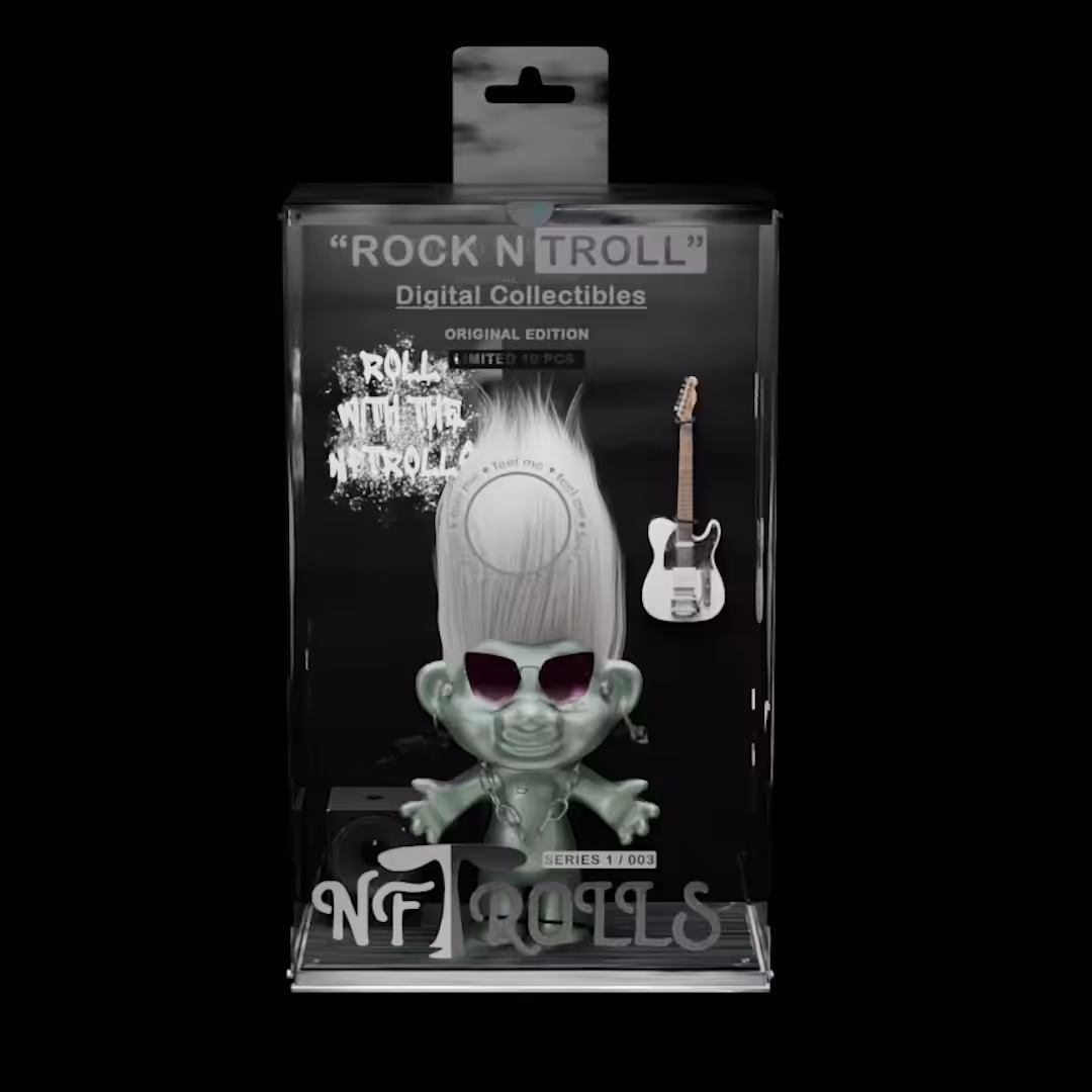 NFTroll #003 "ROCK N TROLL" - SERIES 1
