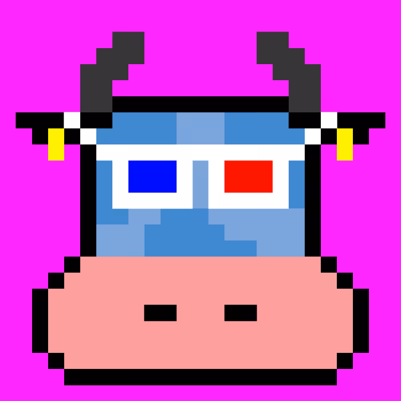 pixel cow #7