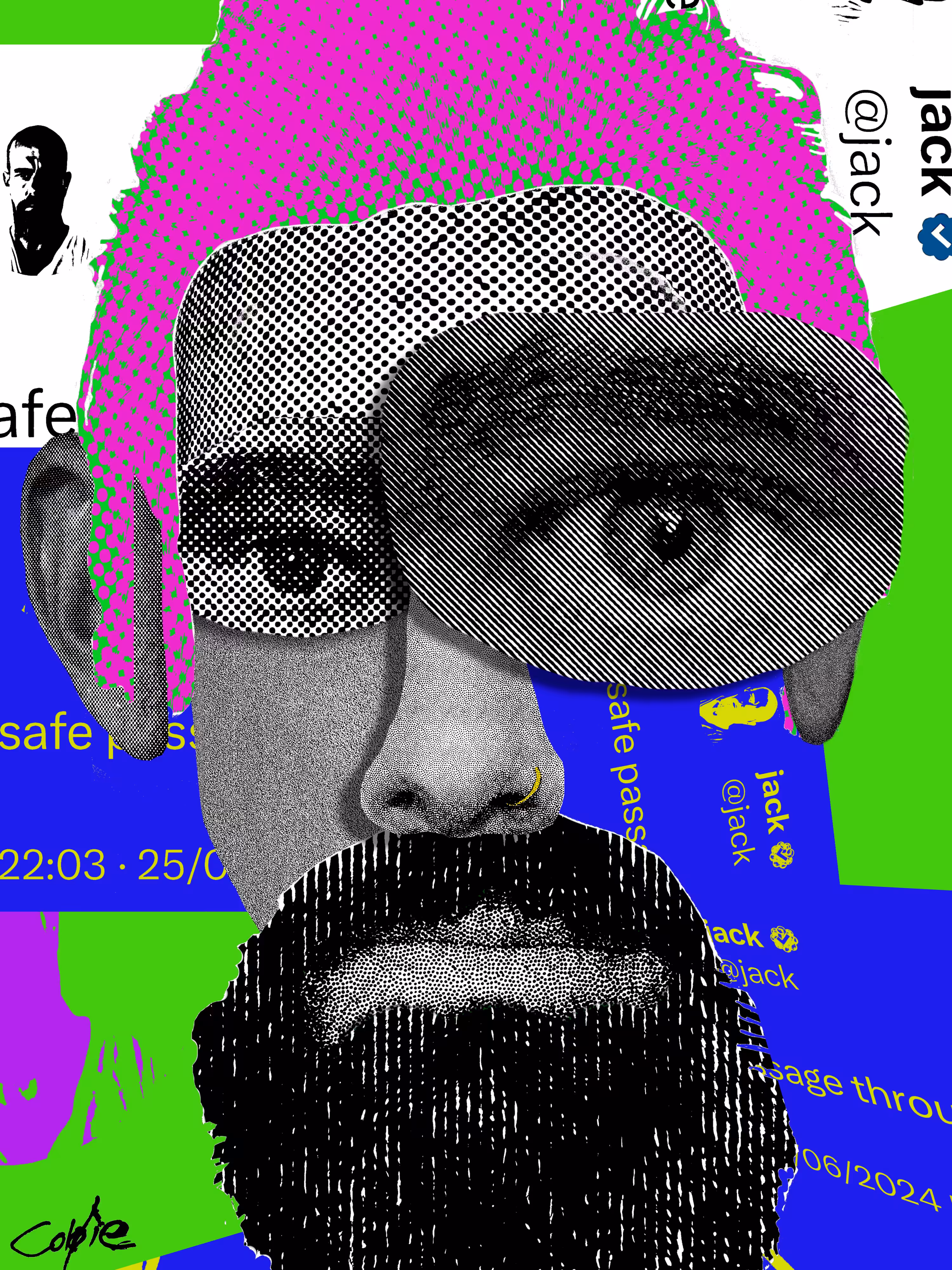 Jack Dorsey - Decentral Eyes - Safe Passage Variant - 17/240