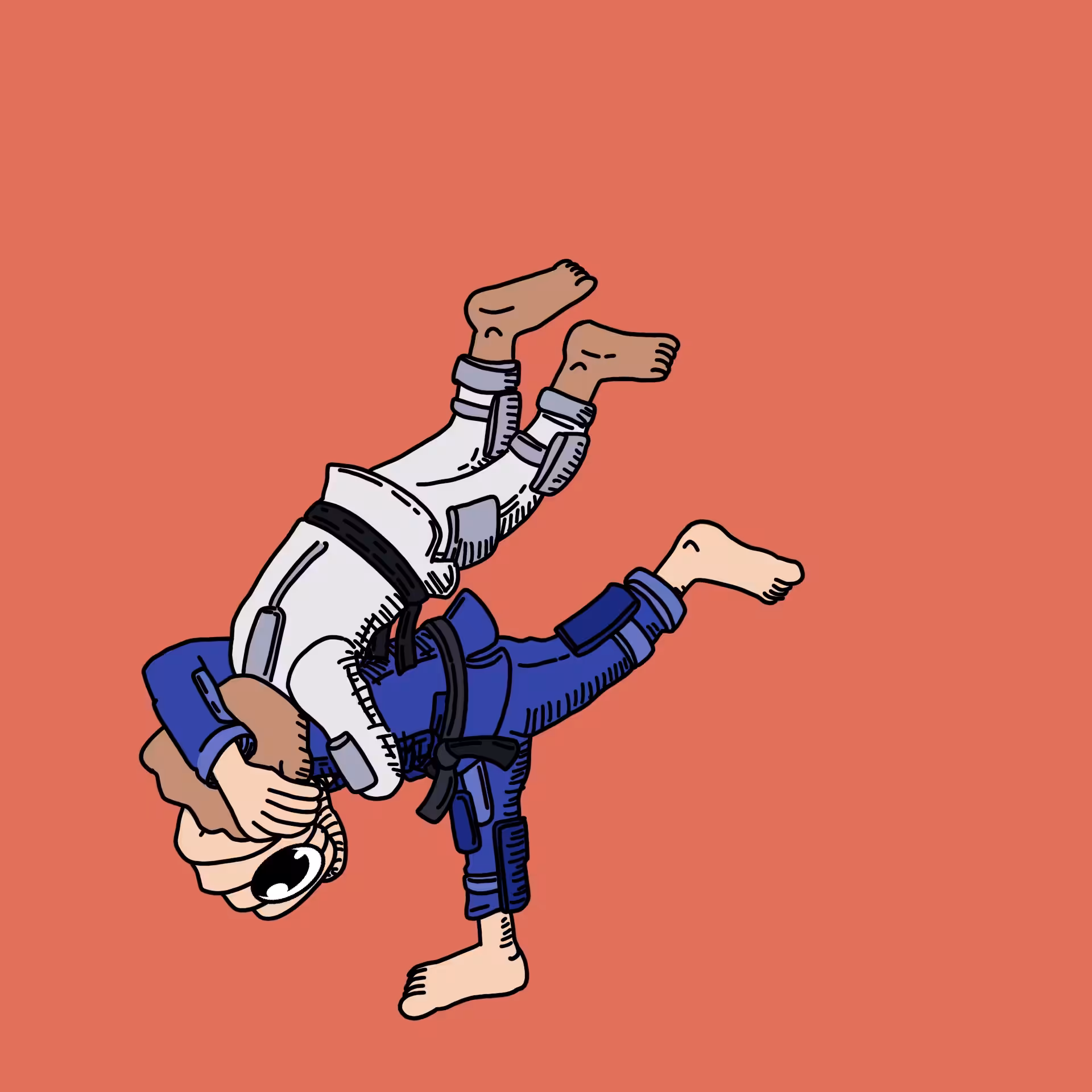 Judoka one eyed guy #00193