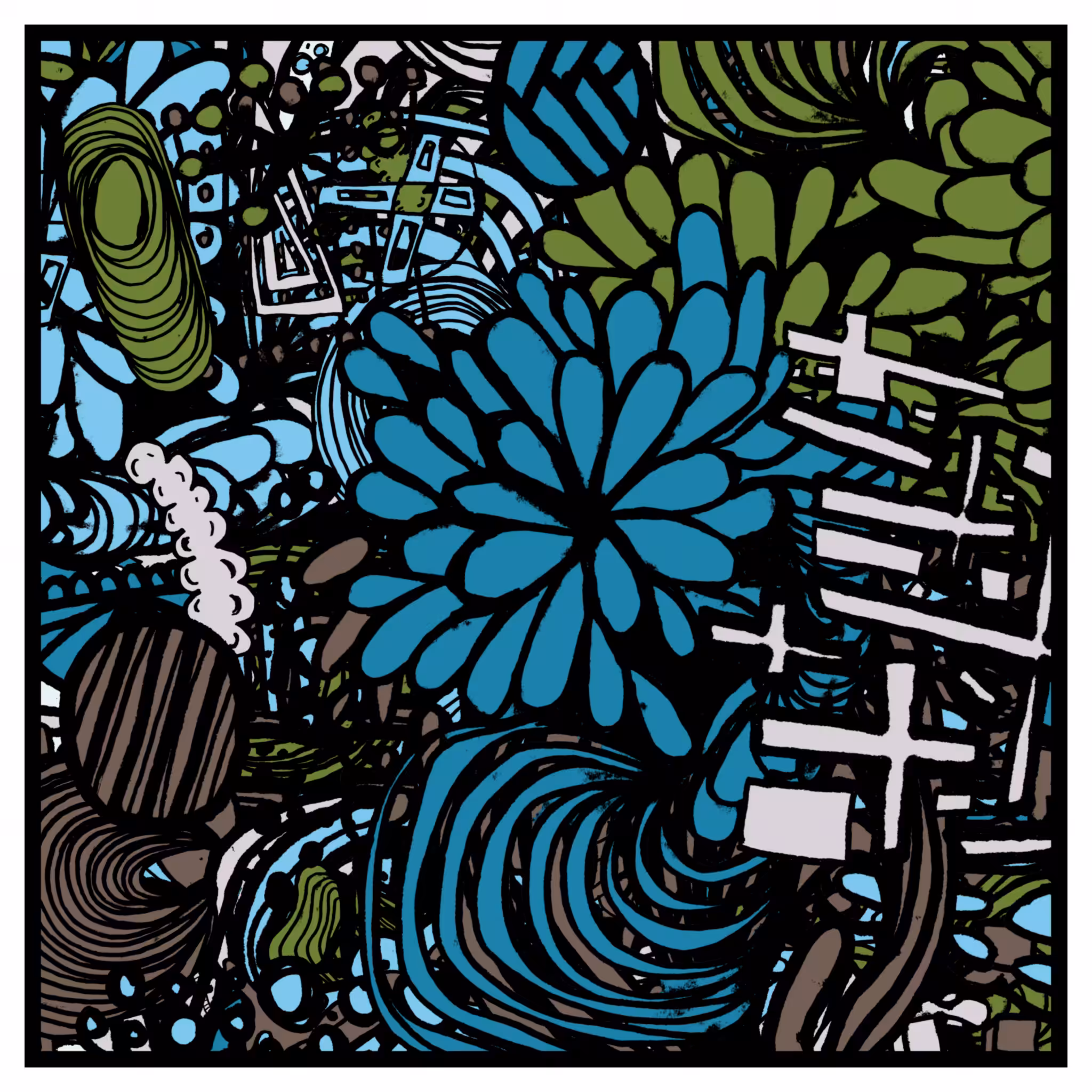 Teal Iron Elaphrosaurus #11