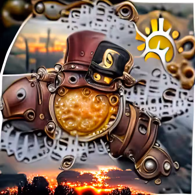 Steampunk Sunset 9