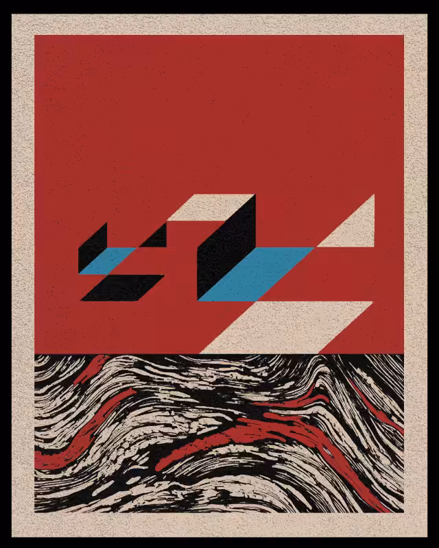 Bauhaus art #red #13