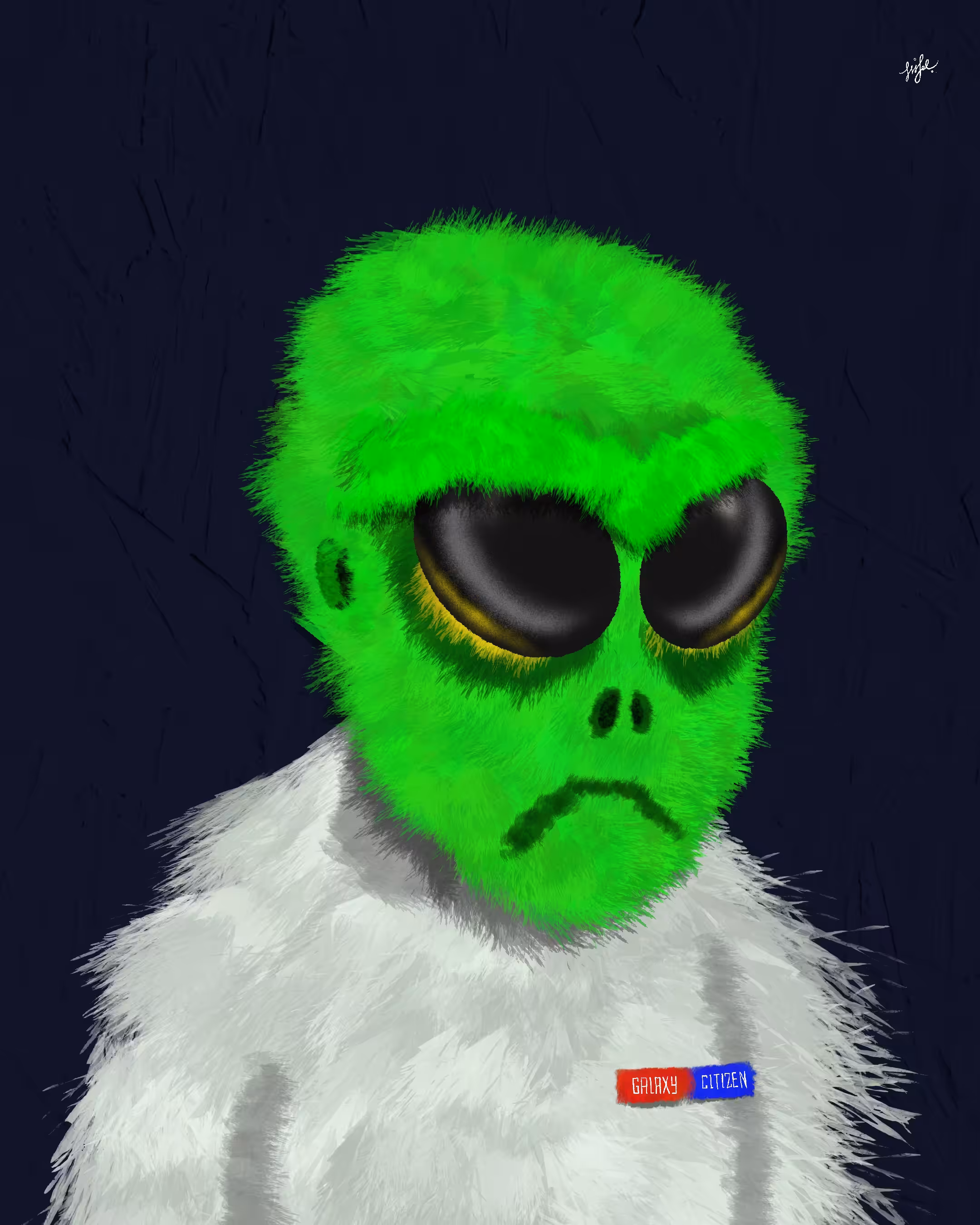 Galaxy Citizen Depressed Monsters #0065