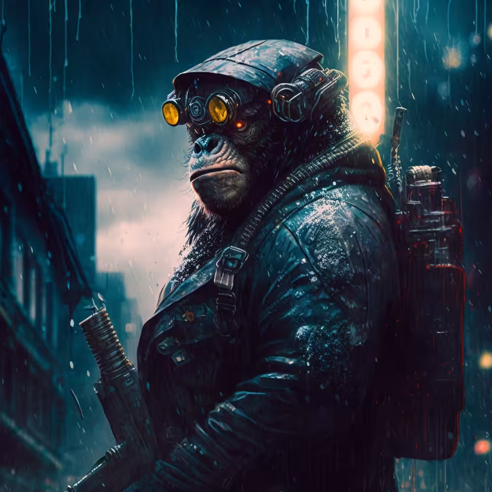 Commando Chimpanzee